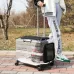 Контейнер-валіза для перенесення домашніх тварин CosmoPet CP-305 з коліщатками 44х55х39 см Чорний (3_06692)