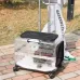 Контейнер-валіза для перенесення домашніх тварин CosmoPet CP-305 з коліщатками 44х55х39 см Чорний (3_06692)