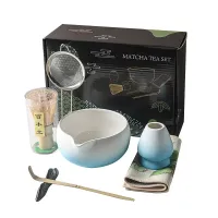 Набір для приготування чаю матча Mavanto 5654 7 предметів Blue White (13479-87202) Набір для приготування чаю матча Mavanto 5654 7 предметів Blue White (13479-87202)