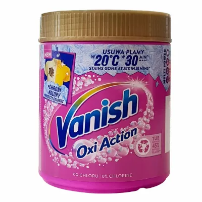 Пятновыводитель Vanish Oxi Action для цветных тканей 470 г (110170521)