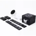 Проектор-нічник зоряного неба Galaxy Light Projector 14.5х14,5х11,5 см Чорно-білий