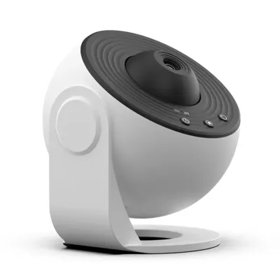 Проектор-нічник зоряного неба Galaxy Light Projector 14.5х14,5х11,5 см Чорно-білий