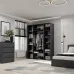 Шкаф распашной Art In Head Light №16 160x220x50 см Графит (LTK0167000000)