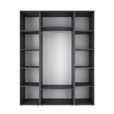Шкаф распашной Art In Head Light №16 160x220x50 см Графит (LTK0167000000)