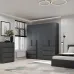 Шафа розпашна Art In Head Light №3 200x220x50 см Графіт (LTK037000000)