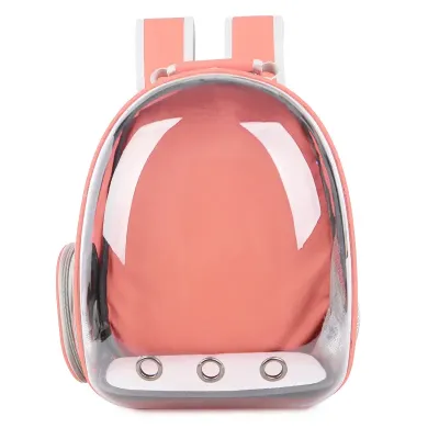 Рюкзак для перенесення вихованців RIAS Pet Cat 42x32x28 см Peach Персиковий (3_06893)