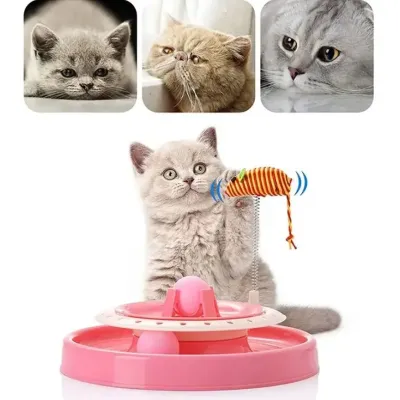 Іграшка-трек для котів No Brand Cat Scratch Pen 20.6x25.3 см Рожевий (2104618638) Іграшка-трек для котів No Brand Cat Scratch Pen 20.6x25.3 см Рожевий (2104618638)