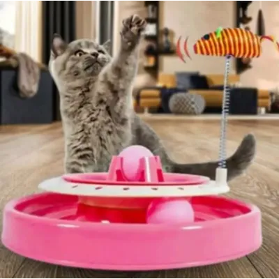 Іграшка-трек для котів No Brand Cat Scratch Pen 20.6x25.3 см Рожевий (2104618638) Іграшка-трек для котів No Brand Cat Scratch Pen 20.6x25.3 см Рожевий (2104618638)