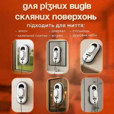 Робот для мойки стекла No Brand 600 Вт Белый (WW-523)