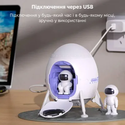 Лазерний проектор нічник Inspire Астронавт LWS-R-6 White Лазерний проектор нічник Inspire Астронавт LWS-R-6 White