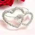 Кольца для салфеток No Brand Сердца 2 шт Silver (SH2) Кольца для салфеток No Brand Сердца 2 шт Silver (SH2)