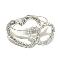 Кільця для серветок No Brand Сердця 2 шт Silver (SH2) Кільця для серветок No Brand Сердця 2 шт Silver (SH2)