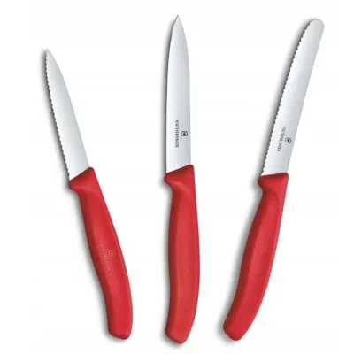 Кухонний набір Victorinox Swiss Classic Paring Set Червоний 3 шт (6.7111.34C1)