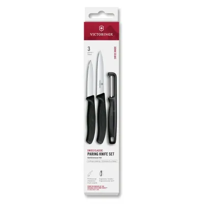 Кухонный набор Victorinox Swiss Classic Paring Set Черный 3 шт (6.7113.33)