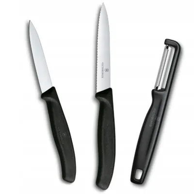 Кухонный набор Victorinox Swiss Classic Paring Set Черный 3 шт (6.7113.33)
