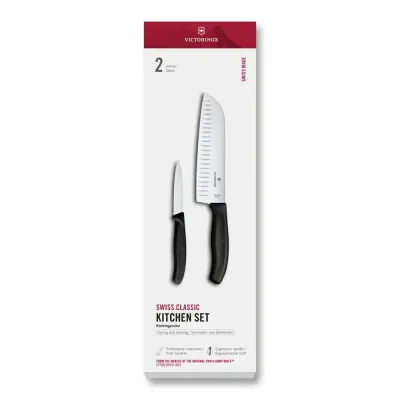 Кухонний набір Victorinox Swiss Classic Kitchen Set Чорний 2 шт (6.7133.21G)