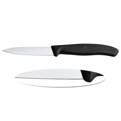 Кухонний набір Victorinox Swiss Classic Paring Set 8 см 2 шт Чорний (6.7603.2) Кухонний набір Victorinox Swiss Classic Paring Set 8 см 2 шт Чорний (6.7603.2)