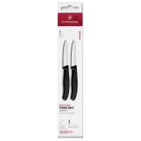 Кухонний набір Victorinox Swiss Classic Paring Set 8 см 2 шт Чорний (6.7603.2) Кухонний набір Victorinox Swiss Classic Paring Set 8 см 2 шт Чорний (6.7603.2)