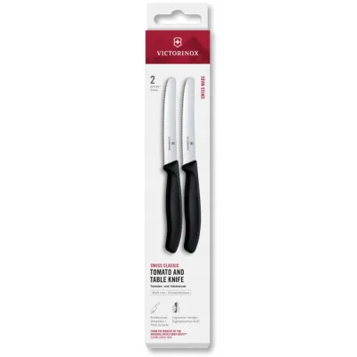 Кухонный набор Victorinox Swiss Classic Tomato&Table Set 11 см Черный 2 шт (6.7833.2)