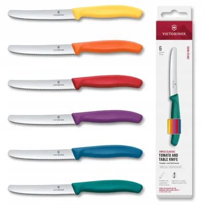 Кухонний набір Victorinox Swiss Classic Tomato&Table Set 11 см Різнокольоровий 6 шт (6.7836.6C1)