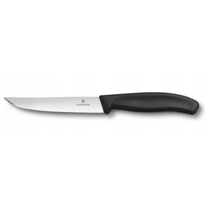 Кухонный нож Victorinox Swiss Classic Steak 12 см Черный (6.7903) Кухонный нож Victorinox Swiss Classic Steak 12 см Черный (6.7903)