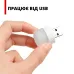 Світильник-нічник портативний No Brand USB 1W 6000K Білий (USBLMP-WHT-0306)