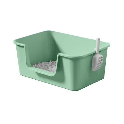 Туалет для кішок з лопаткою Taotaopets 262207 25.5x39.5x16 см Зелений (13609-89214) Туалет для кішок з лопаткою Taotaopets 262207 25.5x39.5x16 см Зелений (13609-89214)