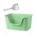 Туалет для кішок з лопаткою Taotaopets 262207 25.5x39.5x16 см Зелений (13609-89214)