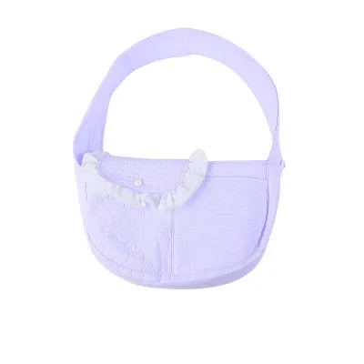 Слінг-переноска для котів та собак Lesko SY-2022-0502 M 40x11x26 см Violet (13887-89269)