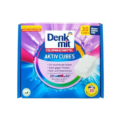 Таблетки для стирки DenkMit Aktiv Cubes 30 шт (7199)