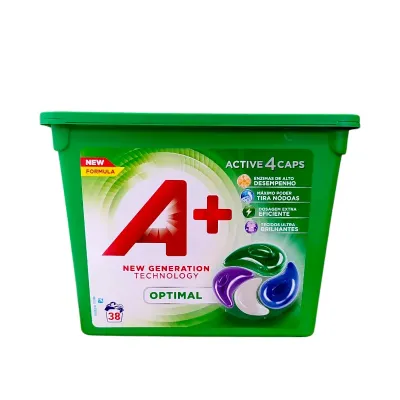 Капсулы для стирки А+ Optimal 4 в 1 38 шт (5858)