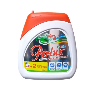 Капсулы для стирки Perlux super compact Color 24+2 шт (39611)