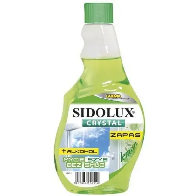 Засіб для миття скла Sidolux CRYSTAL Лимон запаска 500 мл (26855)