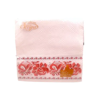 Серветки La Fleur Українська розпис 33х33 см 16 шт Різнокольоровий (20911)
