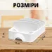 Органайзер для кришок No Brand 12х27х19 см Білий (ORKRSK-WHT-0373) Органайзер для кришок No Brand 12х27х19 см Білий (ORKRSK-WHT-0373)