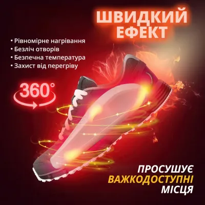 Сушилка для обуви No Brand 14 Вт Белый (SHRVZT-WHT-0453)