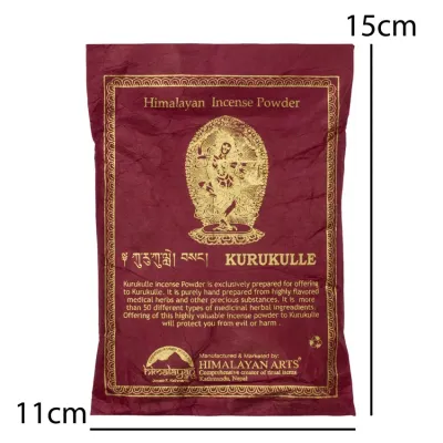 Тибетські пахощі No Brand Himalayan Arts Санг Курукула 100 гр 150х110х25 мм Бордовий (27883)