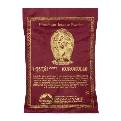 Тибетські пахощі No Brand Himalayan Arts Санг Курукула 100 гр 150х110х25 мм Бордовий (27883)