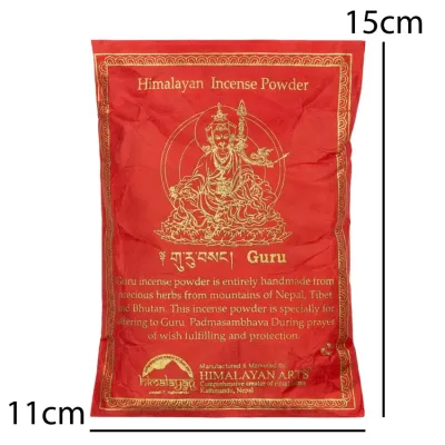 Тибетські пахощі No Brand Himalayan Arts Гуру Рінпоче 100 гр 150х110х25 мм Червоний (27885)
