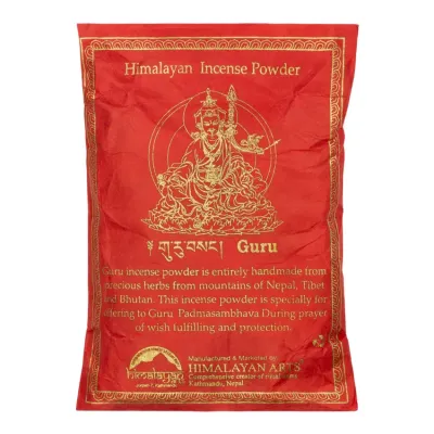 Тибетські пахощі No Brand Himalayan Arts Гуру Рінпоче 100 гр 150х110х25 мм Червоний (27885)