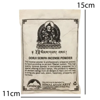 Благовония Тибетские No Brand Himalayan Arts Дордже Семпа 100 гр 150х110х25 мм Белый (27886)