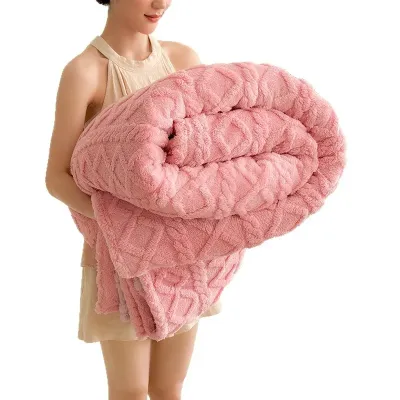 Покривало No Brand Cuddly 200х230 см Pink (id_1767)