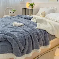 Покривало No Brand Cuddly 180х200 см Blue (id_1757) Покривало No Brand Cuddly 180х200 см Blue (id_1757)