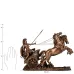 Настольная фигура Veronese Achilles на колеснице 30х35х14 см Коричневый (264569)
