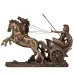 Настольная фигура Veronese Achilles на колеснице 30х35х14 см Коричневый (264569)