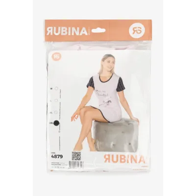Нічна сорочка жіноча Rubina 4879 M Бузковий shop (2000991056497)