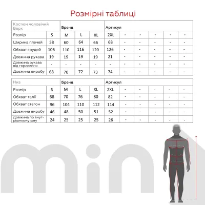 Піжама чоловіча Ellen S Сірий (2000991043947) Піжама чоловіча Ellen S Сірий (2000991043947)