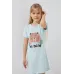 Ночная рубашка Mini Moon 0870 110 см Голубой (2000991029446)