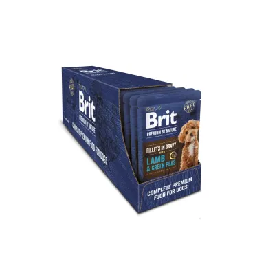 Влажный корм для собак Brit Premium Fillets in Gravy Multipack филе в соусе 12 шт 85 г (101245)