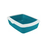 Туалет для кішок Trixie Classic з бортиком 37x15x47 см Синьо-білий (40180) Туалет для кішок Trixie Classic з бортиком 37x15x47 см Синьо-білий (40180)